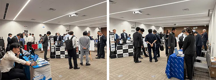 セキュリティ企業21社による展示ブース
